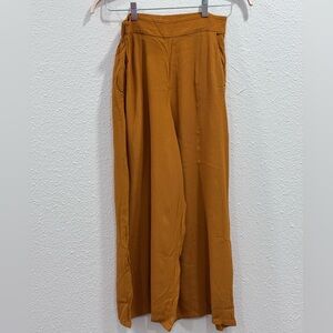 Leith Wide Leg Pant - Mustard Yellow